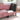 Sofa cu Depozitare Roz Catifea