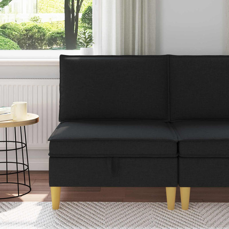 Sofa cu Depozitare Țesătură
