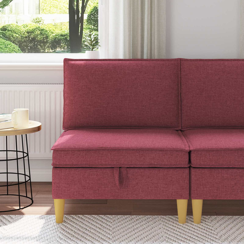 Sofa cu Depozitare Țesătură