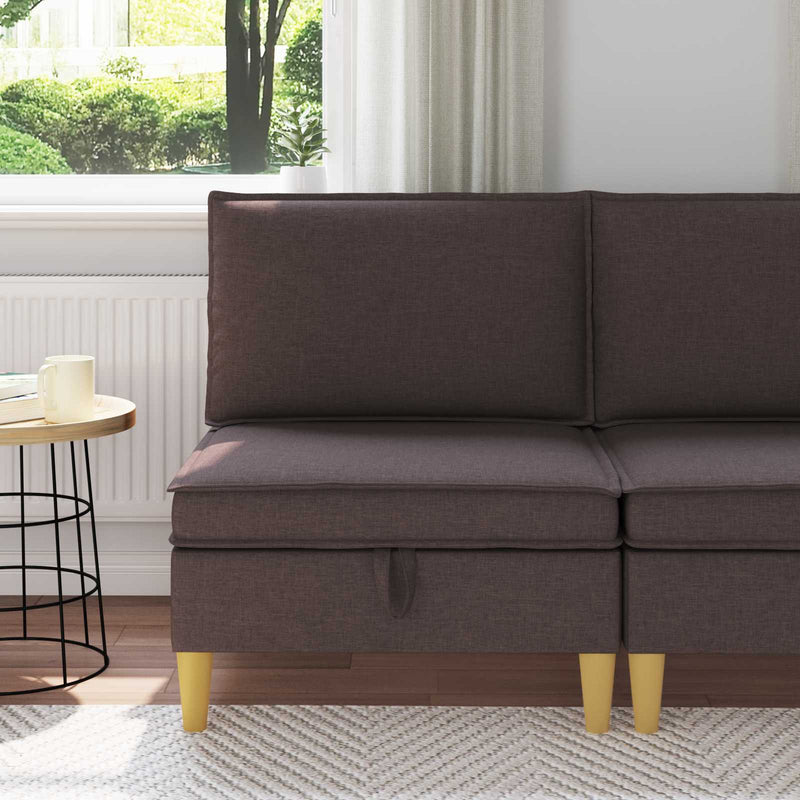 Sofa cu Depozitare Țesătură