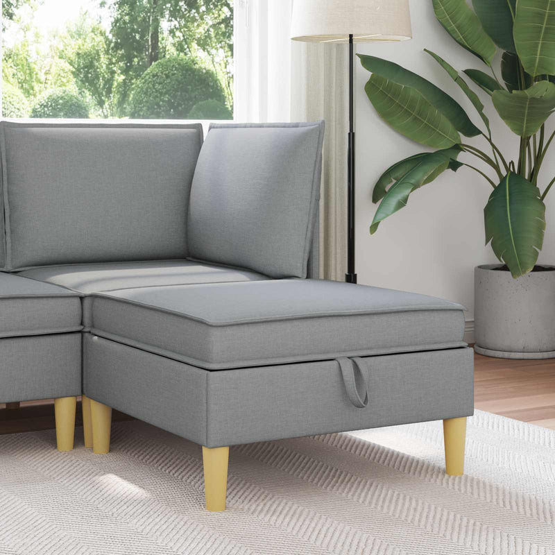 Sofa cu Depozitare Țesătură