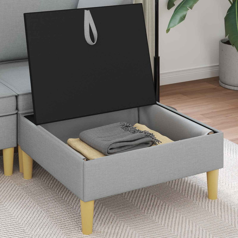 Sofa cu Depozitare Țesătură