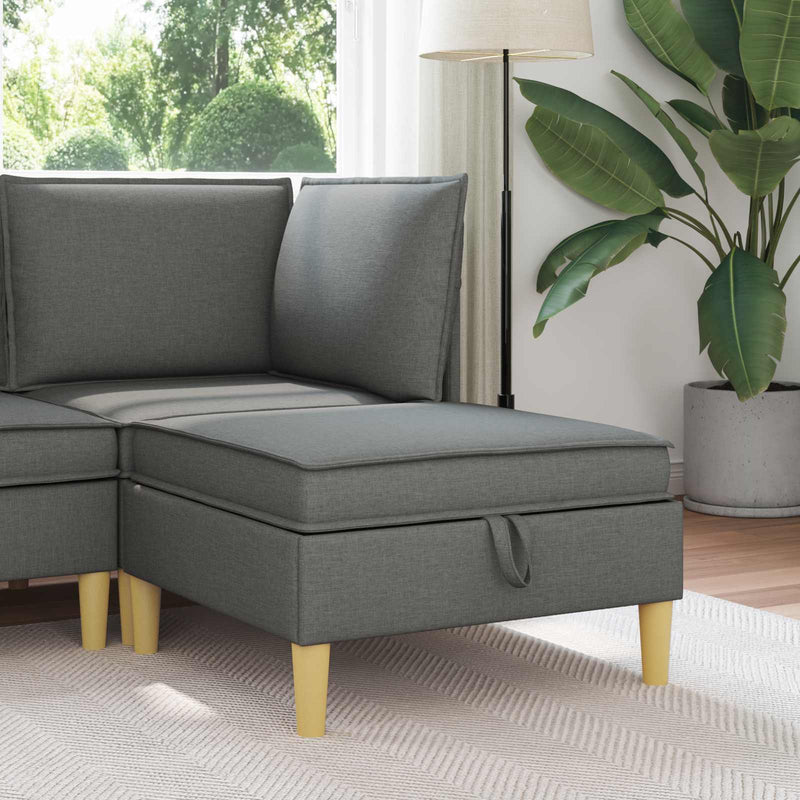 Sofa cu Depozitare Țesătură