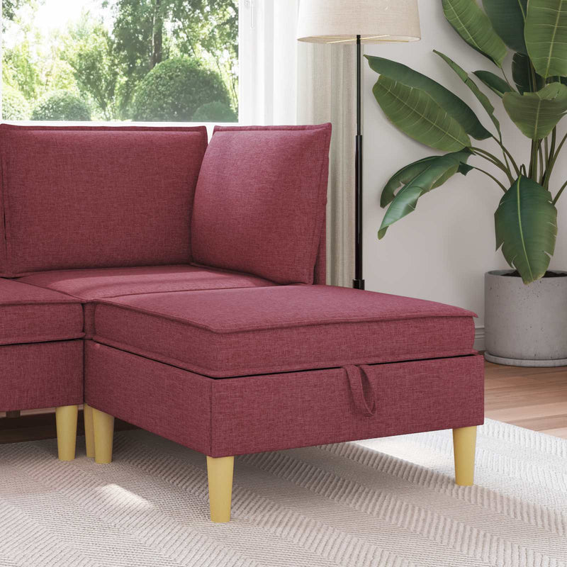 Sofa cu Depozitare Țesătură