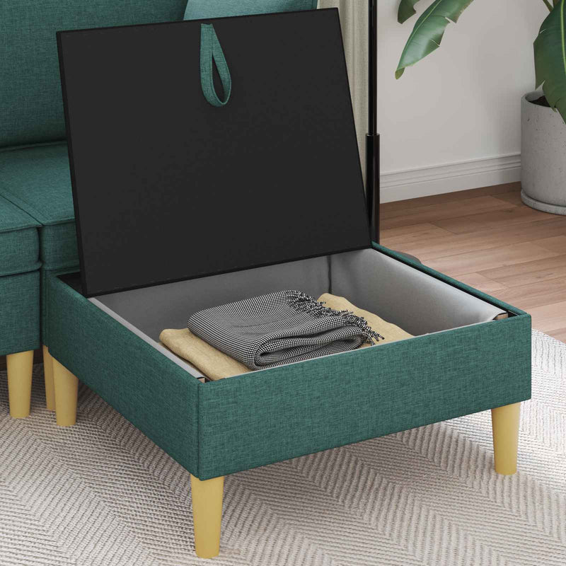 Sofa cu Depozitare Țesătură