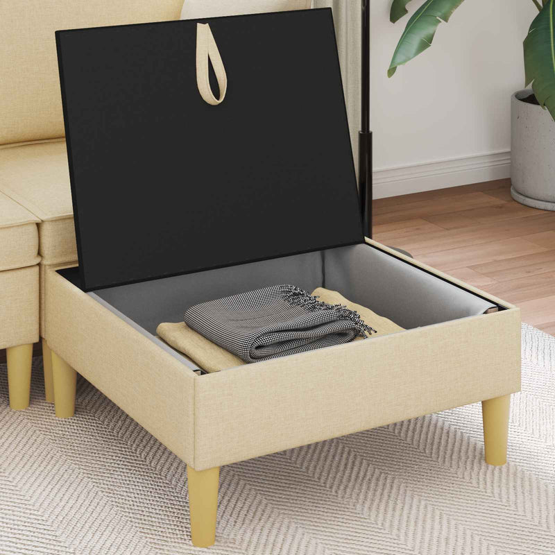Sofa cu Depozitare Țesătură