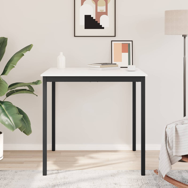 Masă de bar Alb 110 x 110 x 105 cm Lemn de pin masiv