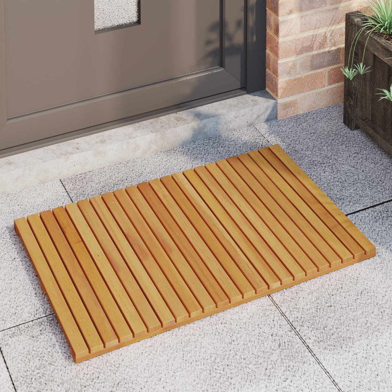 Covoraș de baie natural 80 x 50 cm Lemn Solid de Acacia