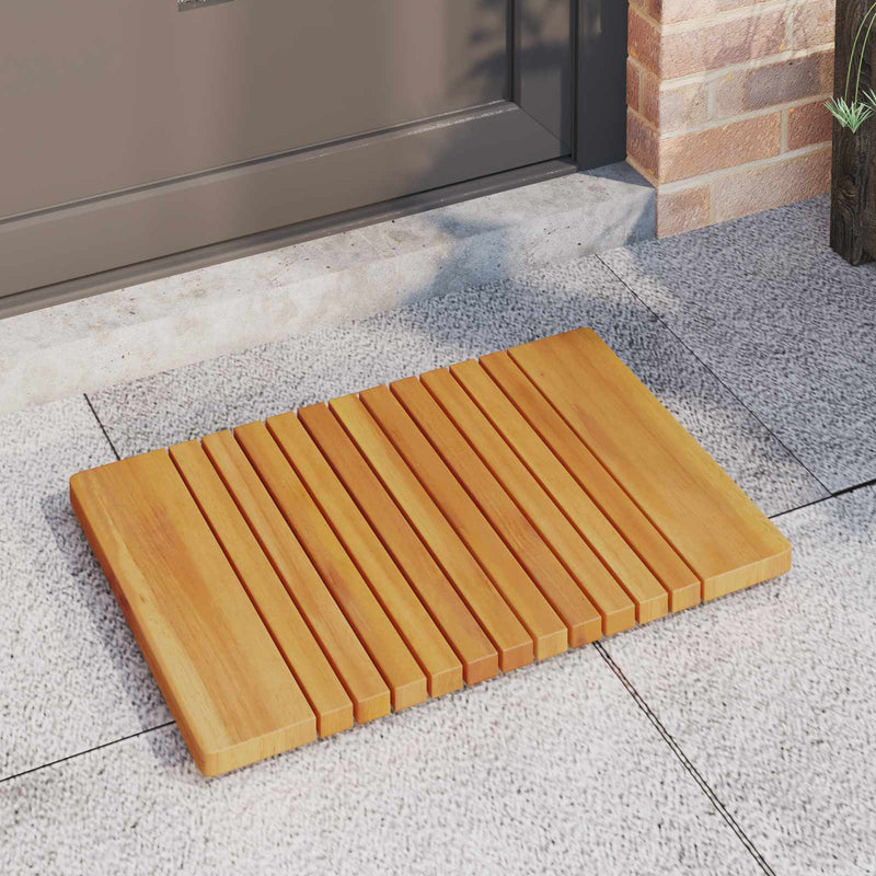 Covoraș de baie natural 59 x 40 cm Lemn Solid de Acacia