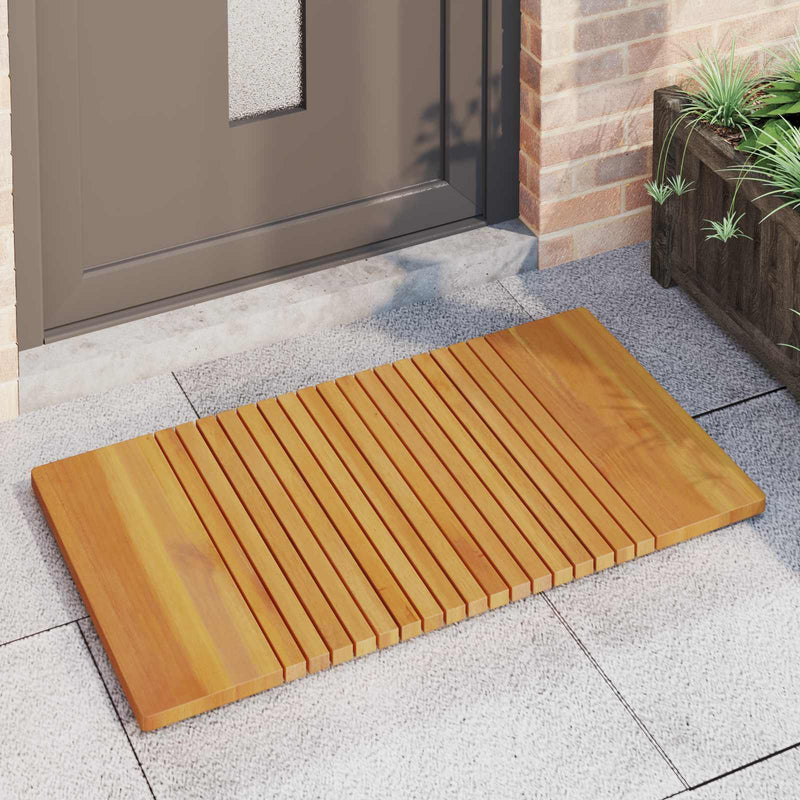 Covoraș de baie natural 100 x 55 cm Lemn Solid de Acacia