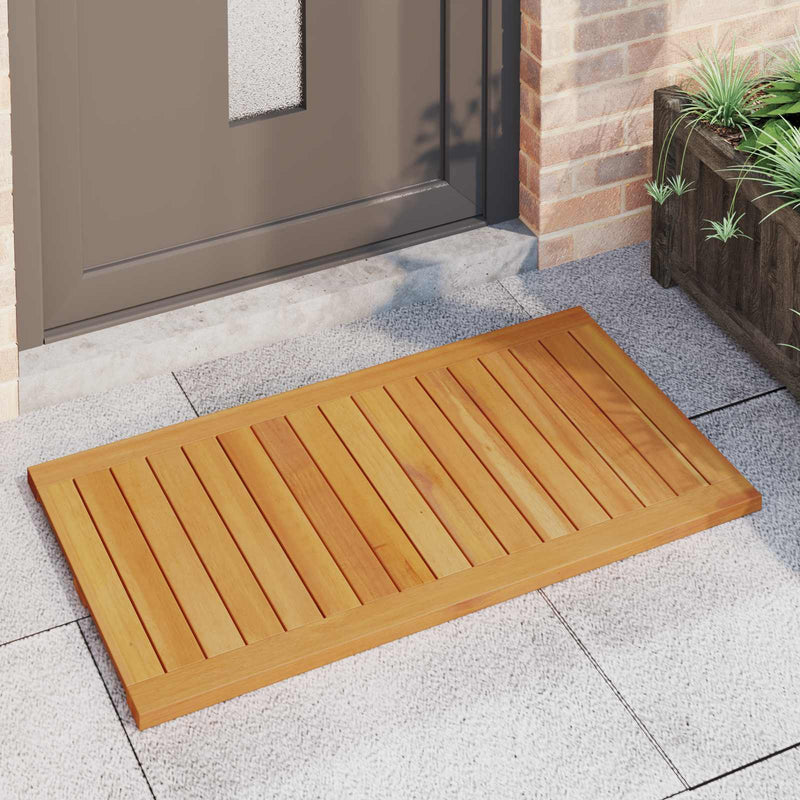 Covoraș de baie natural 100 x 55 cm Lemn Solid de Acacia