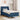 Cadru de pat cu saltea cu headboard Poliester