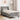 Cadru de pat cu saltea Gri deschis 90 x 200 cm Catifea