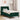Cadru de pat cu saltea Verde închis 90 x 200 cm Catifea