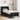 Cadru de pat cu saltea cu saltea Negru 90 x 200 cm Catifea