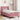 Cadru de pat cu saltea cu headboard Roz 80 x 200 cm Catifea