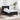 Cadru de pat cu saltea Negru 80 x 200 cm Piele artificială