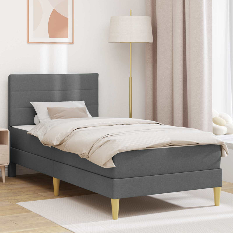 Cadru de pat 80 x 200 cm Gri închis