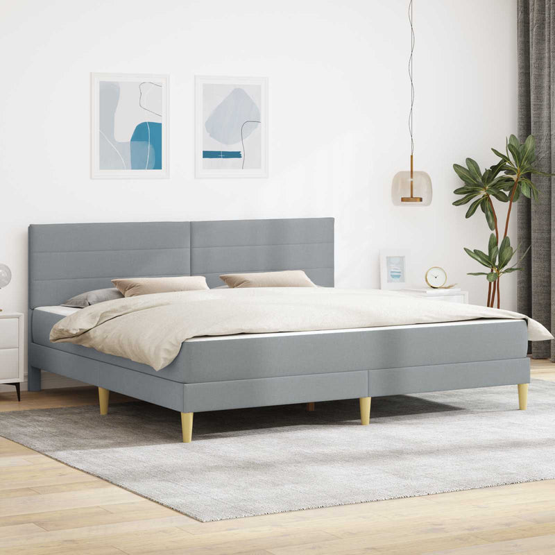 Cadru de pat 180 x 200 cm Gri deschis