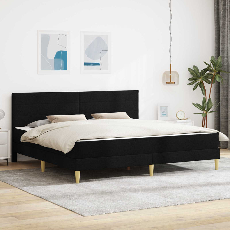 Cadru de pat 180 x 200 cm Negru