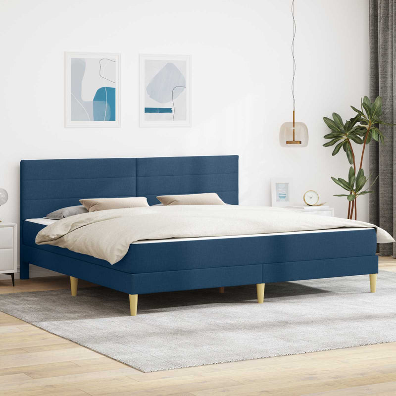 Cadru de pat 180 x 200 cm albastru