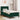 Cadru de pat cu saltea Verde închis 80 x 200 cm Catifea