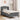 Cadru de pat cu headboard Gri închis 100 x 200 cm Catifea
