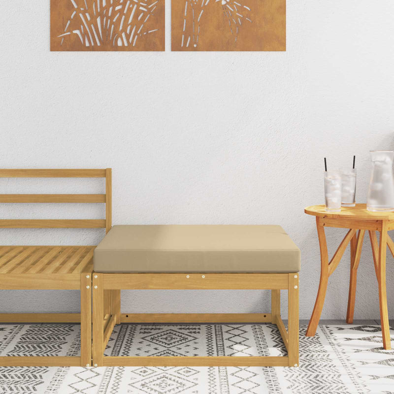 Taburet pentru exterior Poliester Alb