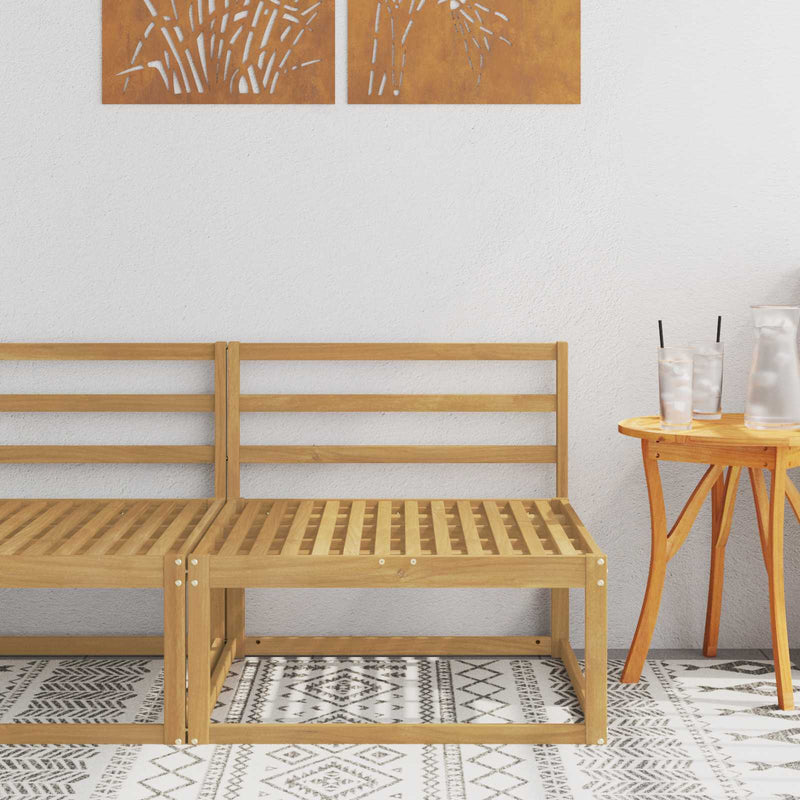 Canapea Medie pentru Exterior Alb 79 x 83 x 73 cm