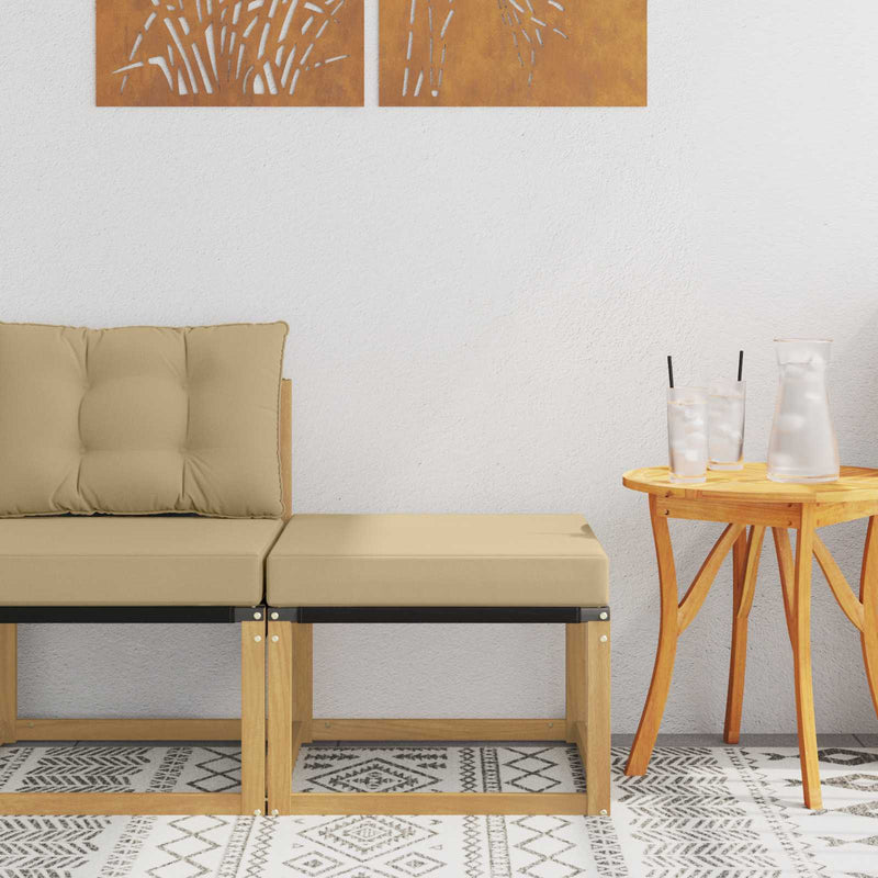 Taburet pentru exterior Alb