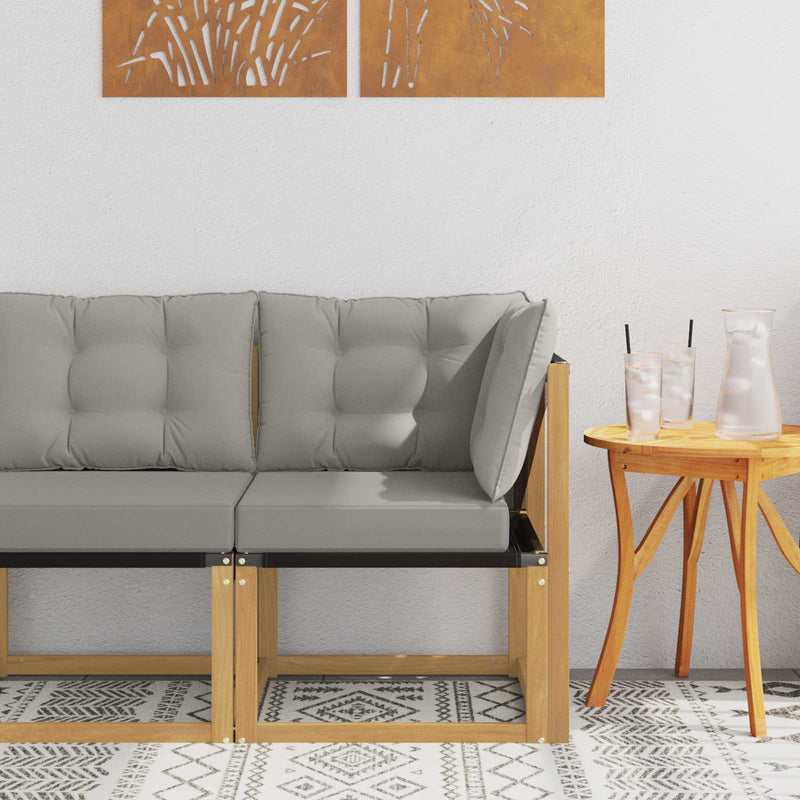 Sofa Colțar pentru Exterior Alb