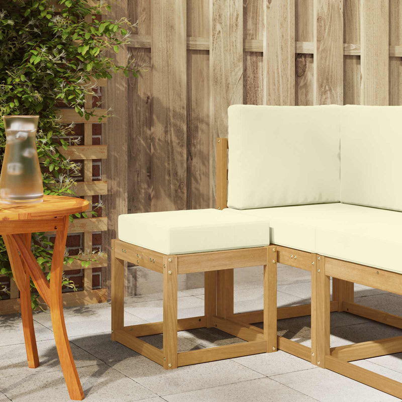 Bancă de exterior Lemn Solid de Acacia Alb