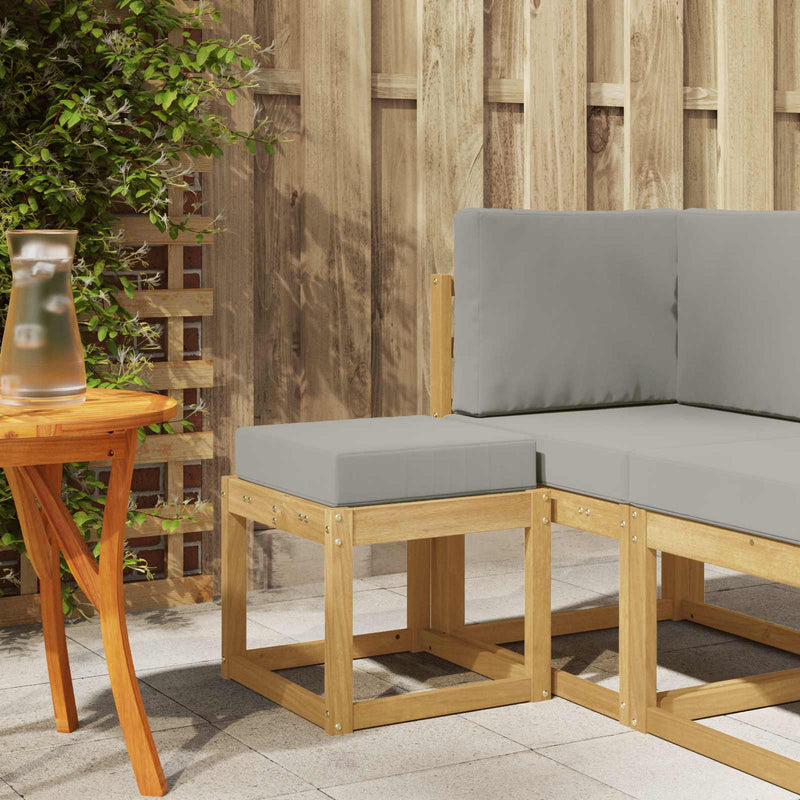 Bancă de exterior Lemn Solid de Acacia Alb