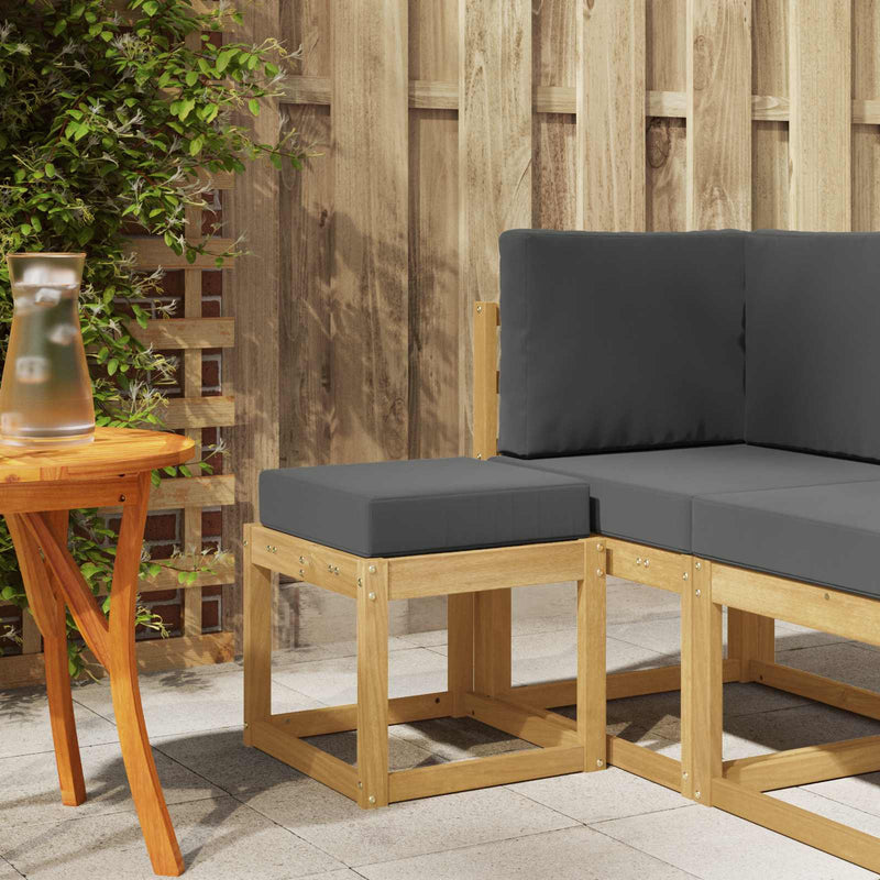 Bancă de exterior Lemn Solid de Acacia Alb