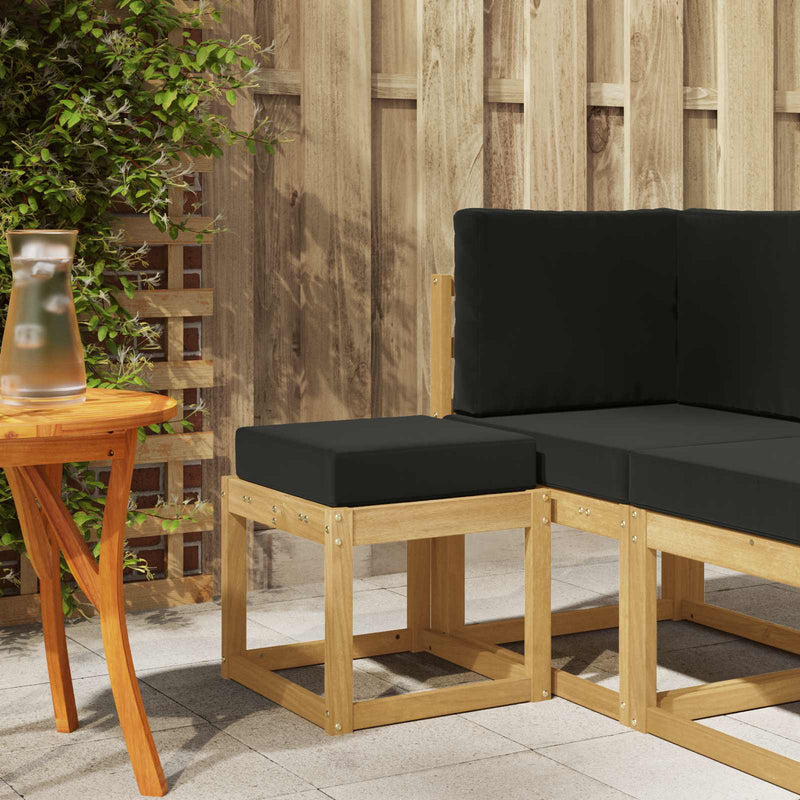 Bancă de exterior Lemn Solid de Acacia Alb