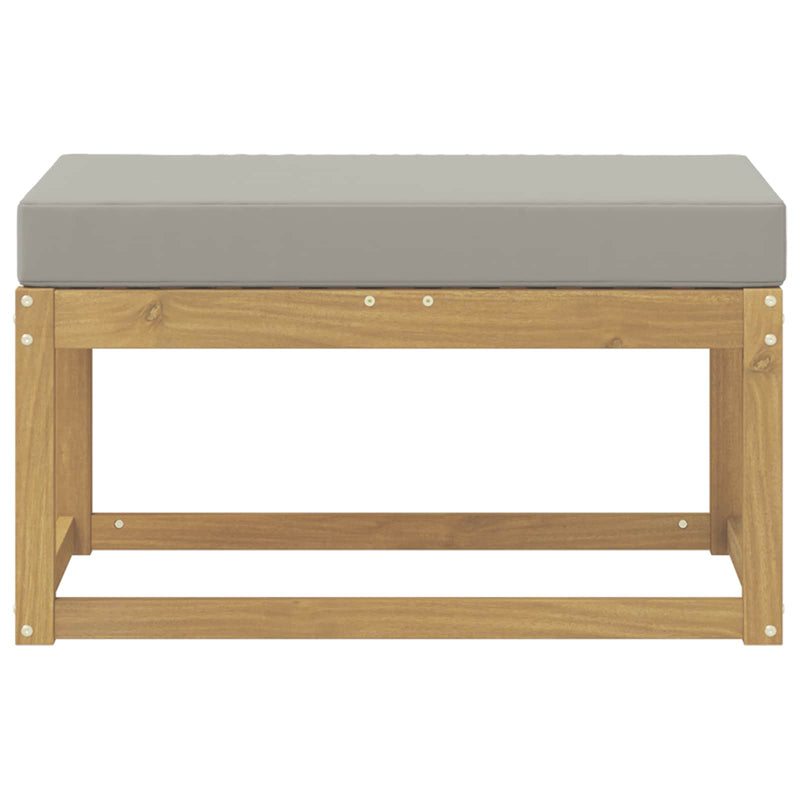 Bancă de exterior Lemn Solid de Acacia Alb