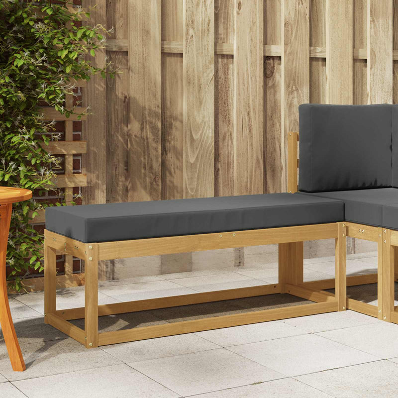 Bancă de exterior Lemn Solid de Acacia Alb