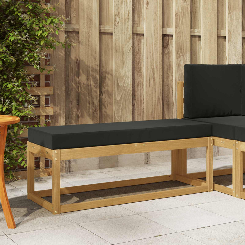 Bancă de exterior Lemn Solid de Acacia Alb