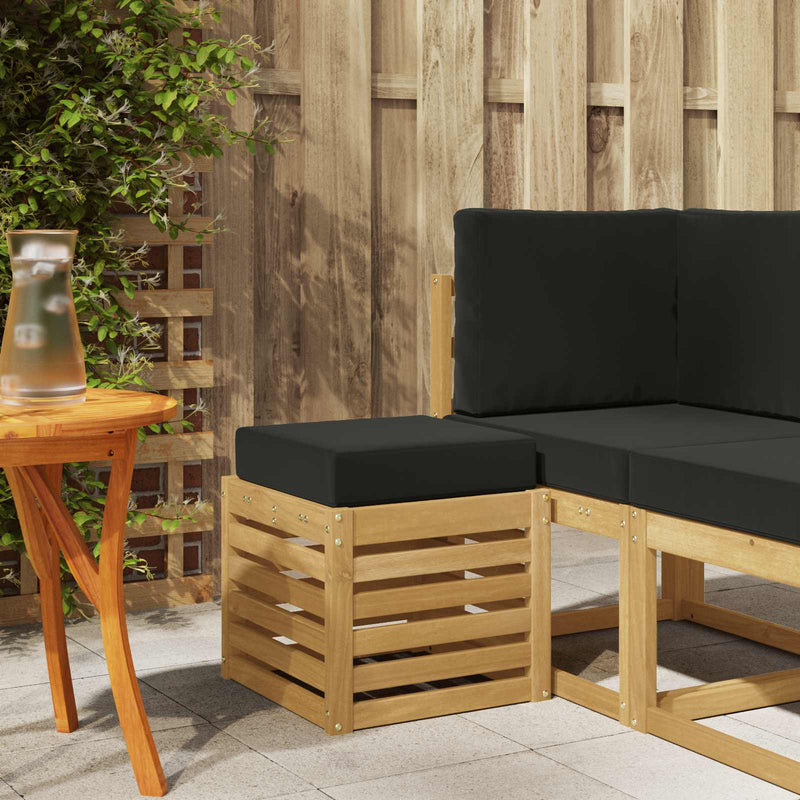 Bancă de exterior Lemn Solid de Acacia Alb