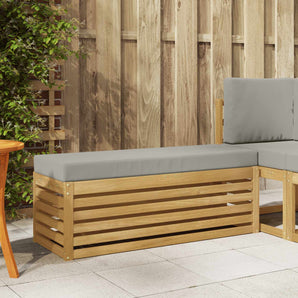 Bancă de exterior Lemn Solid de Acacia Alb