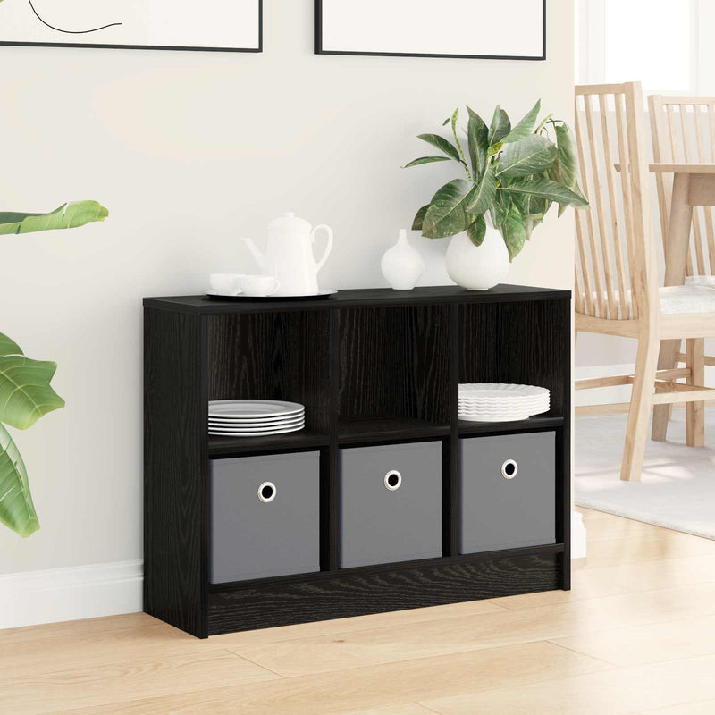 Bufet Stejar Negru 73,5 x 22,5 x 53,5 cm