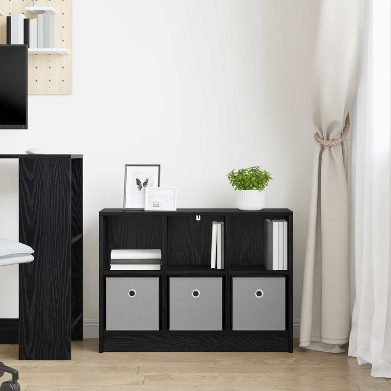 Bufet Stejar Negru 73,5 x 22,5 x 53,5 cm