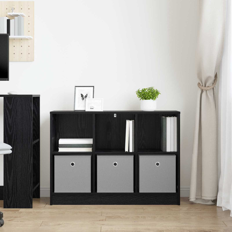 Bufet Stejar Negru 88,5 x 27,5 x 63,5 cm