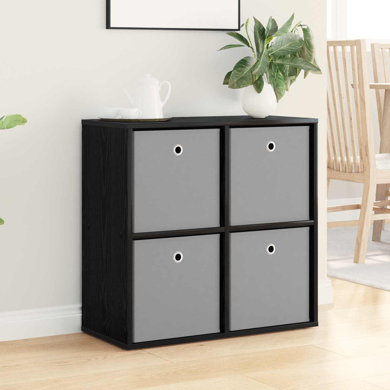 Bufet Stejar Negru 68,5 x 32 x 67 cm