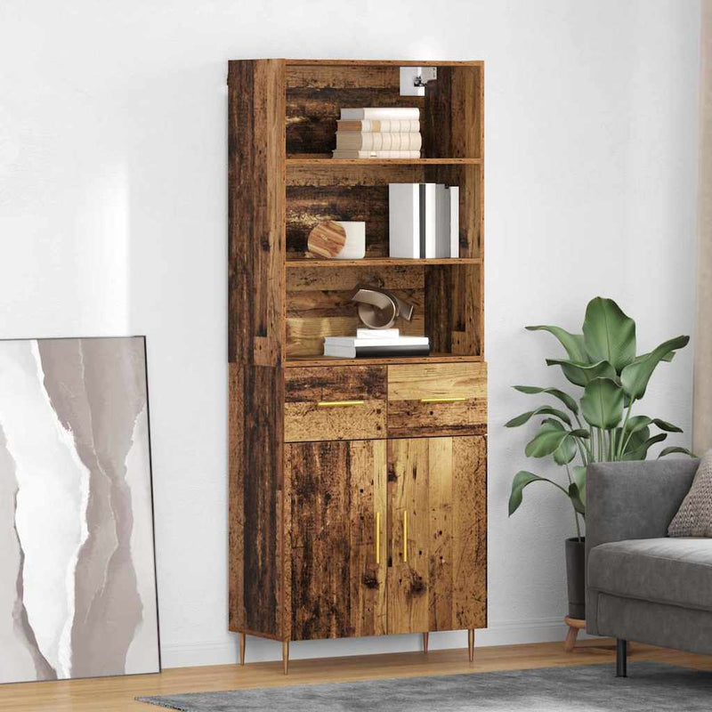 Bufet Lemn vechi 69,5 x 34 x 180 cm Lemn prelucrat