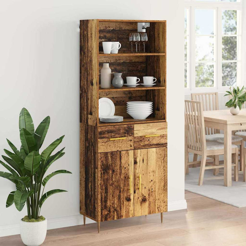 Bufet Lemn vechi 69,5 x 34 x 180 cm Lemn prelucrat