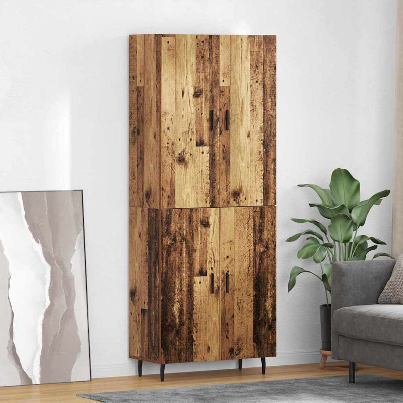 Bufet 2 buc. Lemn Vechi 69,5 x 34 x 180 cm Lemn prelucrat