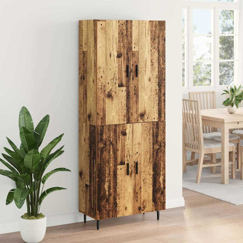 Bufet 2 buc. Lemn Vechi 69,5 x 34 x 180 cm Lemn prelucrat