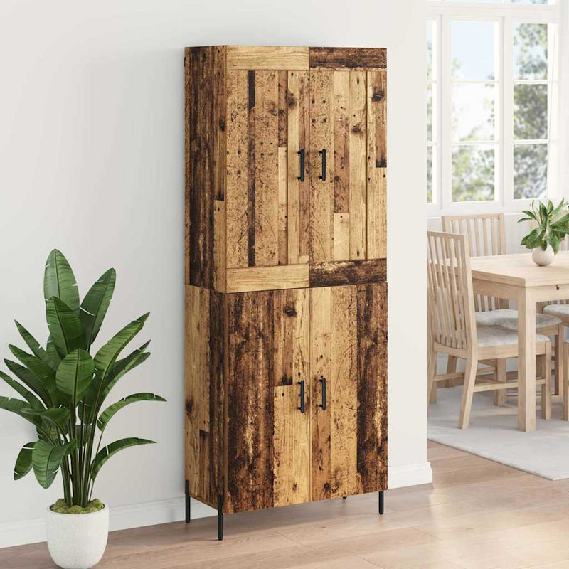 Bufet 2 buc. Lemn Vechi 69,5 x 34 x 180 cm Lemn prelucrat