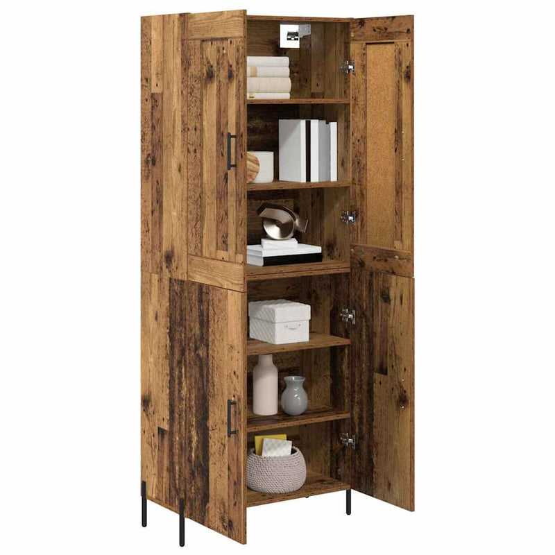 Bufet 2 buc. Lemn Vechi 69,5 x 34 x 180 cm Lemn prelucrat